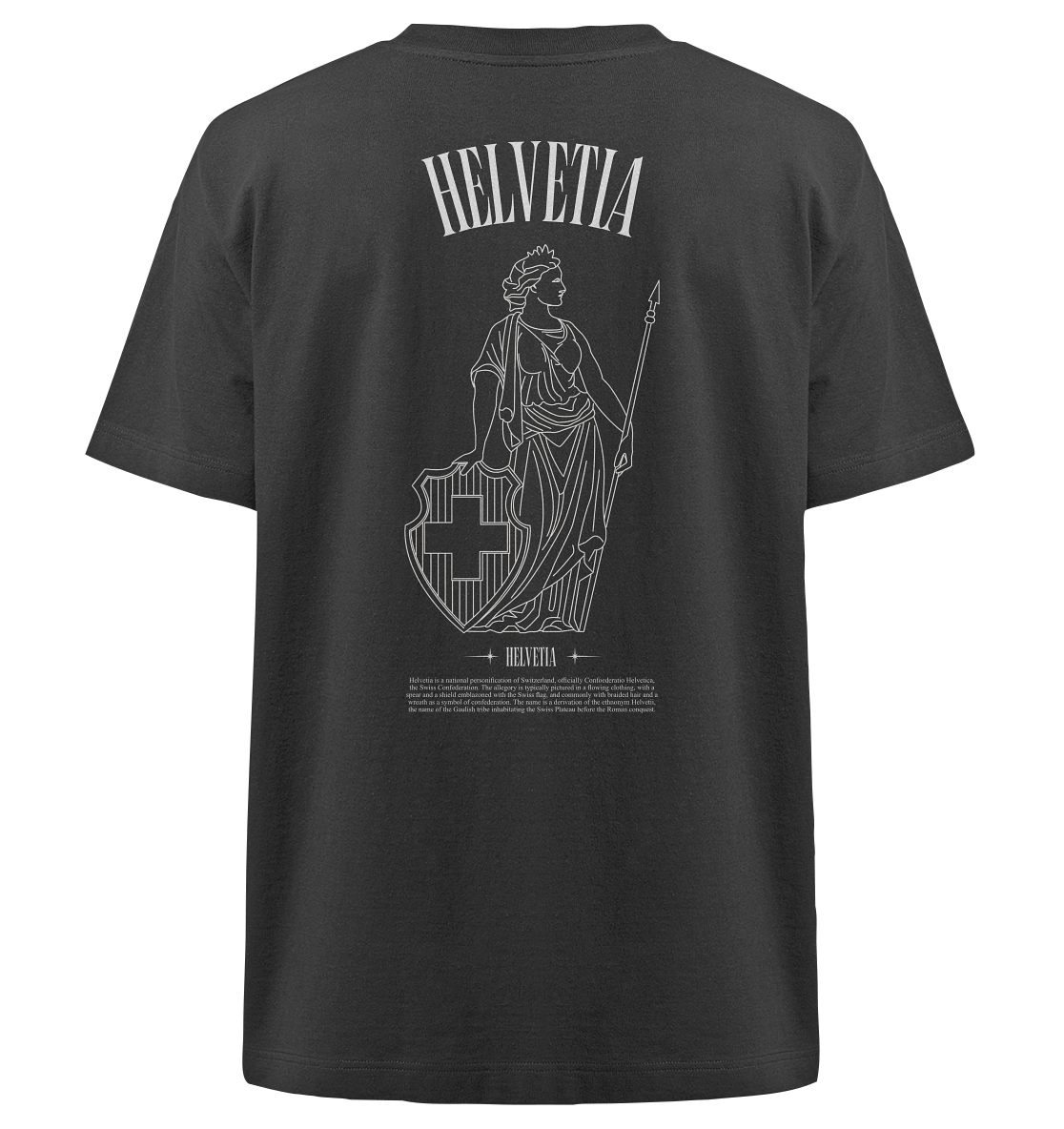 Helvetia City Tribe Oversize Limited Edition - Heavy Oversized Organic Shirt