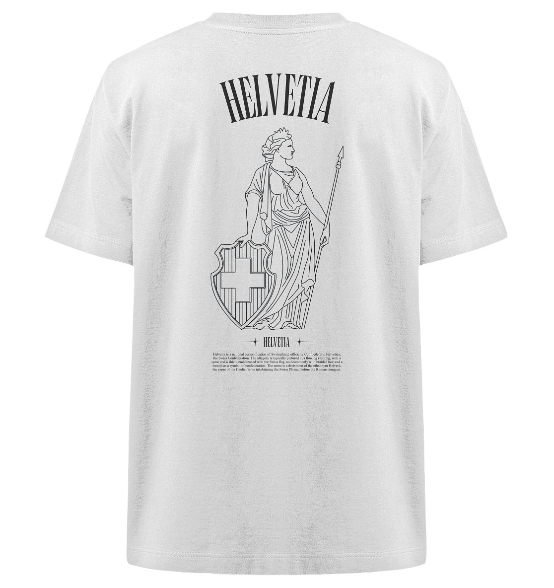 Helvetia City Tribe Oversize Limited Edition - Heavy Oversized Organic Shirt