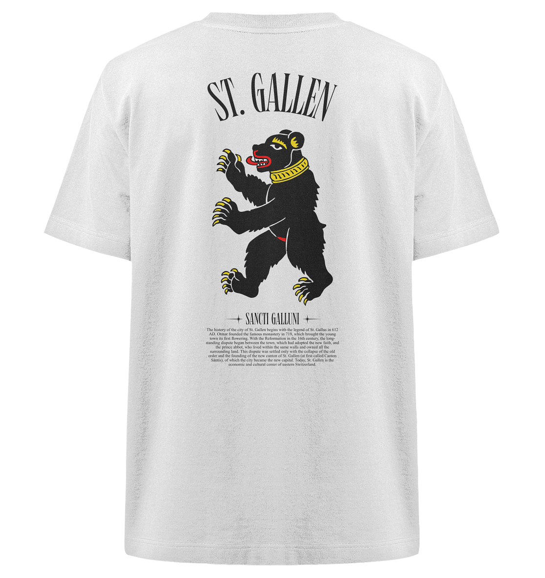 St. Gallen City Tribe Oversize - Heavy Oversized Organic Shirt