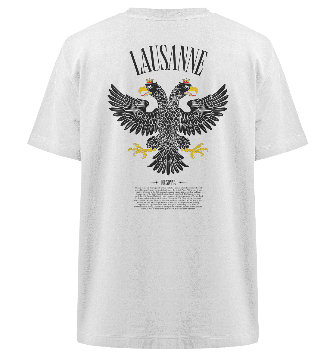 Lausanne City Tribe Oversize - Heavy Oversized Organic Shirt